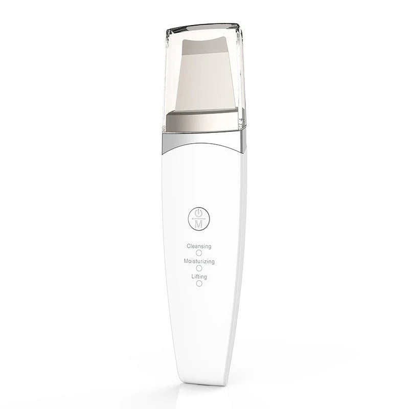 Ultrasonic Facial Cleanser – Electromechanical Beauty Instrument for Deep Skin Peeling & Pore Cleaning
