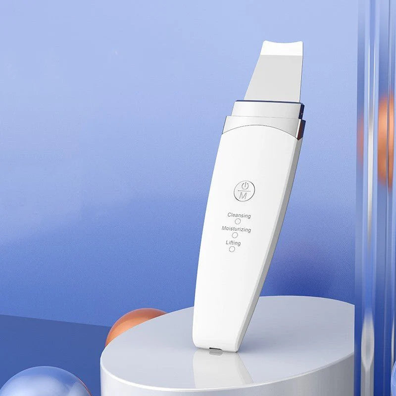Ultrasonic Facial Cleanser – Electromechanical Beauty Instrument for Deep Skin Peeling & Pore Cleaning