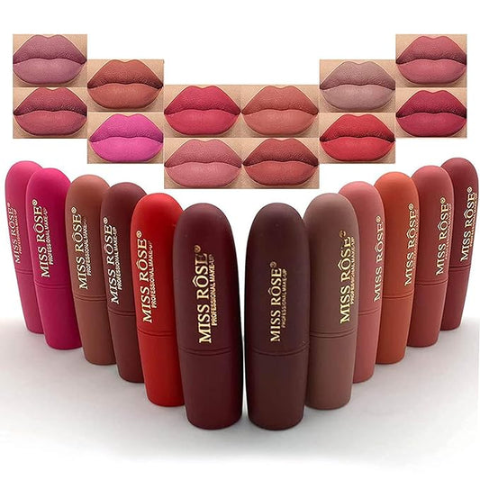 Matte Lipstick Set – Long-Lasting Smooth Color Collection for Bold, Beautiful Lips (Original)