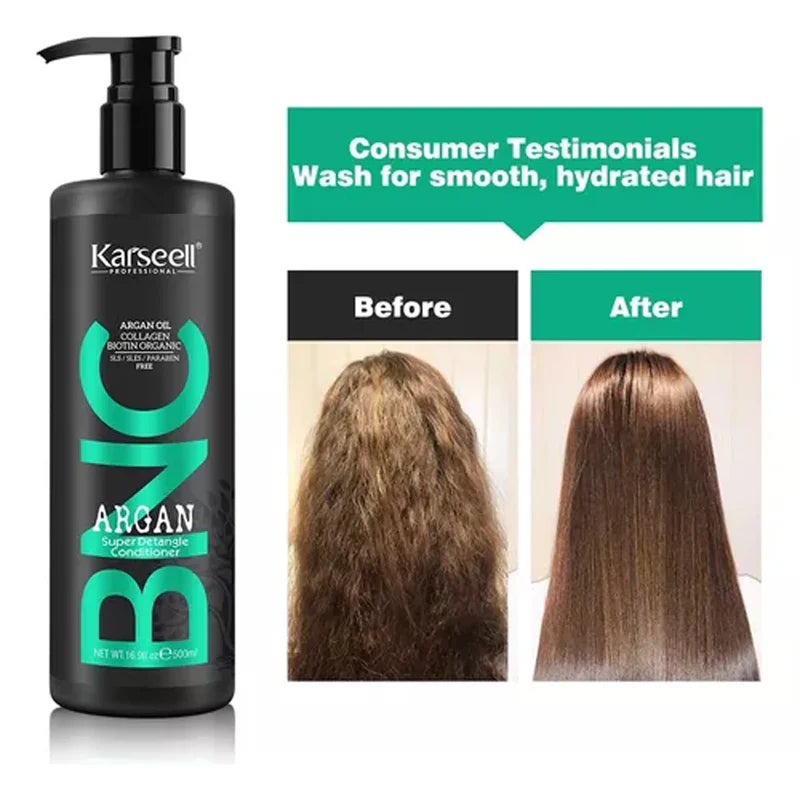 BNC Argan Shampoo & Conditioner (500ml) – Nourishing Hair Care Duo for Smooth & Shiny Hair
